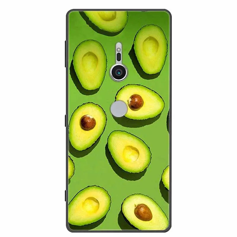Deksel til Sony Xperia XZ1 XZ2 XZ3 Cover Silicone Painted Soft Phone Back Cases for Sony XZ2 Compact Premium Protective Funda Capa