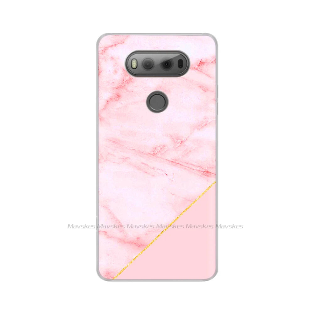 Deksel til LG V20 Case For LG V20 LGV20 V 20 Plus Pattern TPU Cell Phone Case Bumper Fundas
