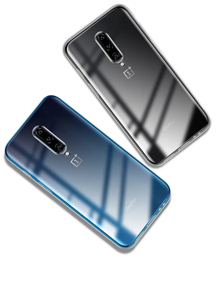 Deksel til Oneplus 11 7 6T 8 9 10 Pro Shockproof Soft Silicone Case For Oneplus 7T 6 Pro Back Cover
