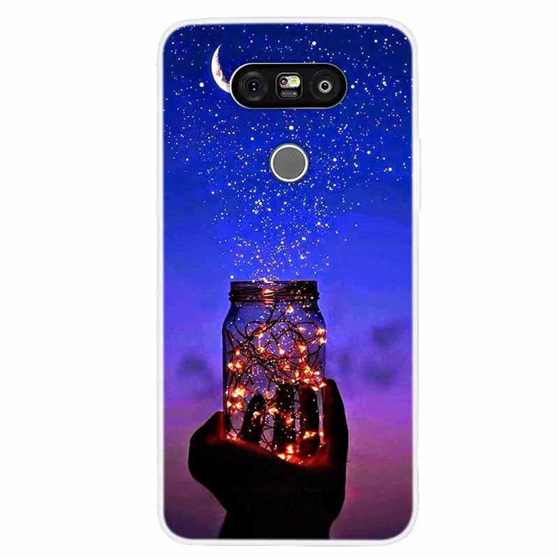 Deksel til LG G5 Case Luxury Soft Silicone Back Cover Phone Case For LG G5 H860 H850 F700L Coque TPU Cartoon Bumper Funda Fashion Shell