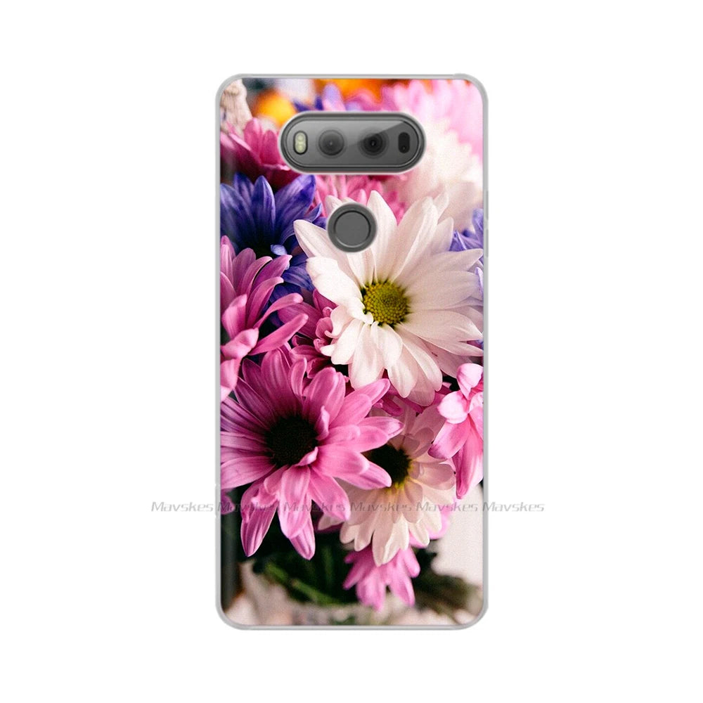 Deksel til LG V20 Case For LG V20 LGV20 V 20 Plus Pattern TPU Cell Phone Case Bumper Fundas