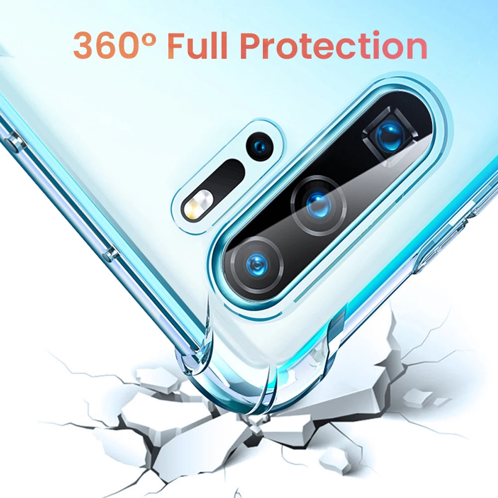 Deksel til huawei honor view 30 20 pro 20i 20s 10 lite 10i play 3 3e bumper fitted mobile phone accessories coque silicone cases