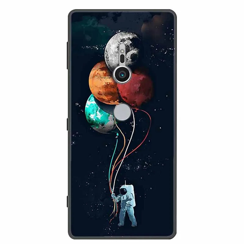 Deksel til Sony Xperia XZ1 XZ2 XZ3 Cover Silicone Painted Soft Phone Back Cases for Sony XZ2 Compact Premium Protective Funda Capa