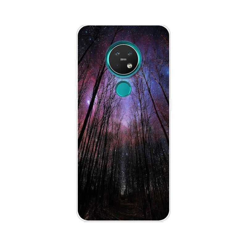 Deksel til Nokia 7.2 deksel 6.2 C20 C30 silikondeksel med motiv For Nokia 6.2 deksel Bumper Nokia X20
