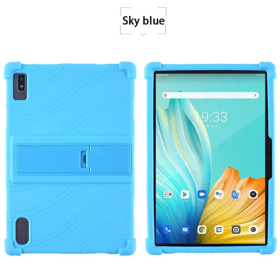 Deksel til Soft Silicon Case Alcatel 1T 2020 3T 2020 Stand Adjustable Tablet Cover Alcatel 3T 10 Protect Shell Back Protective