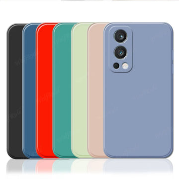 Deksel til Oneplus Nord 2 5G Case For Oneplus Nord 2 5G Capas Phone Bumper TPU Shockproof Soft Cover For Oneplus Nord 2 5G Fundas