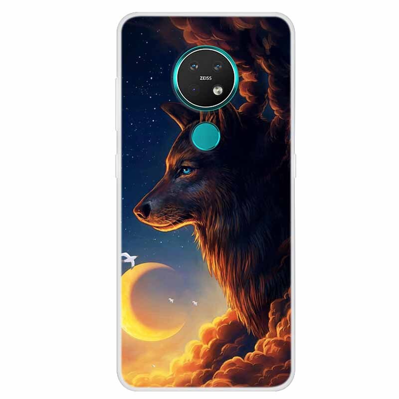 Deksel til Nokia 7.2 deksel 6.2 C20 C30 silikondeksel med motiv For Nokia 6.2 deksel Bumper Nokia X20