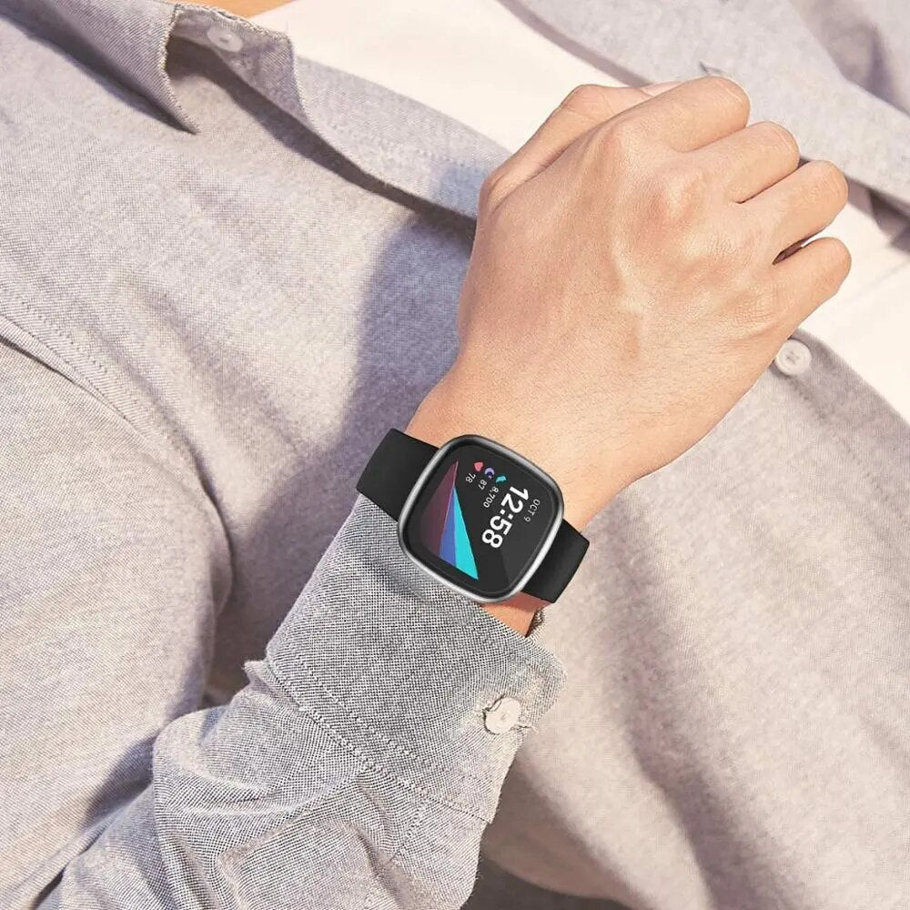Deksel til Fitbit Versa 1 / 2 / 3 og Sense vanntett skall