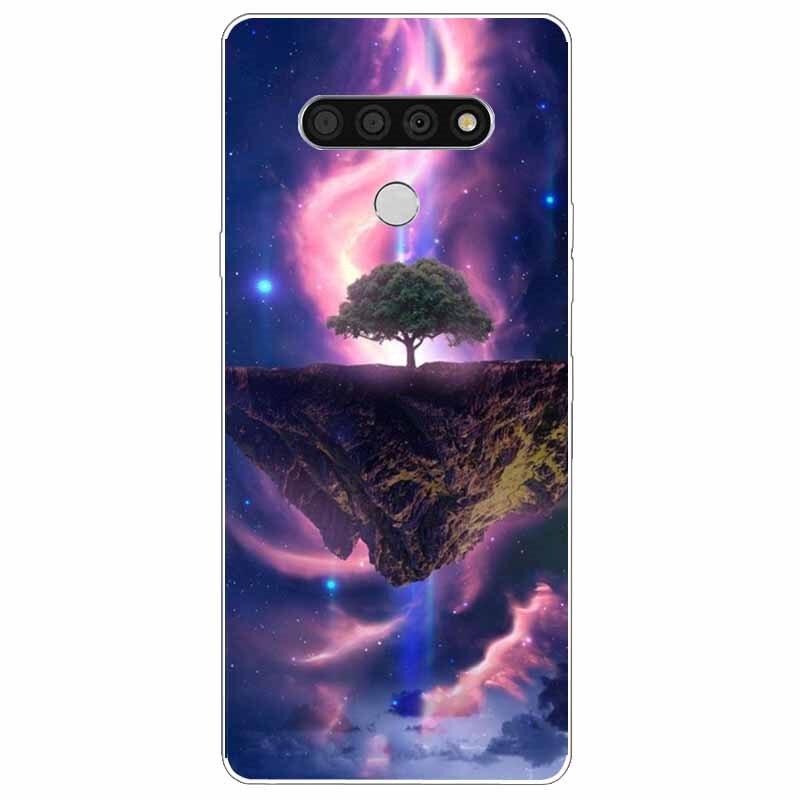 Deksel til LG K51 K61 V50 V60 Thinq Case Cute Cat Silicone Coque for LG K61 V50 Thinq Cases K 61 Shockproof Shell Bag