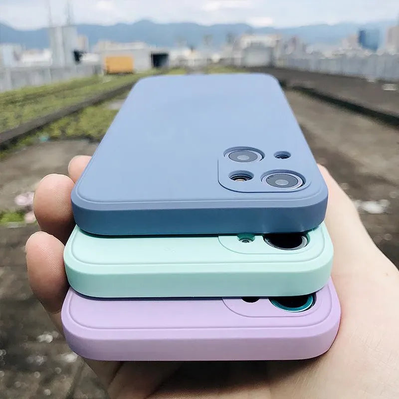 Deksel til Huawei P10 P20 P30 P40 Lite E P50 Pro P Smart Z 2021 Y6s Y9s Y7a Y9a Soft Thin Candy Cover