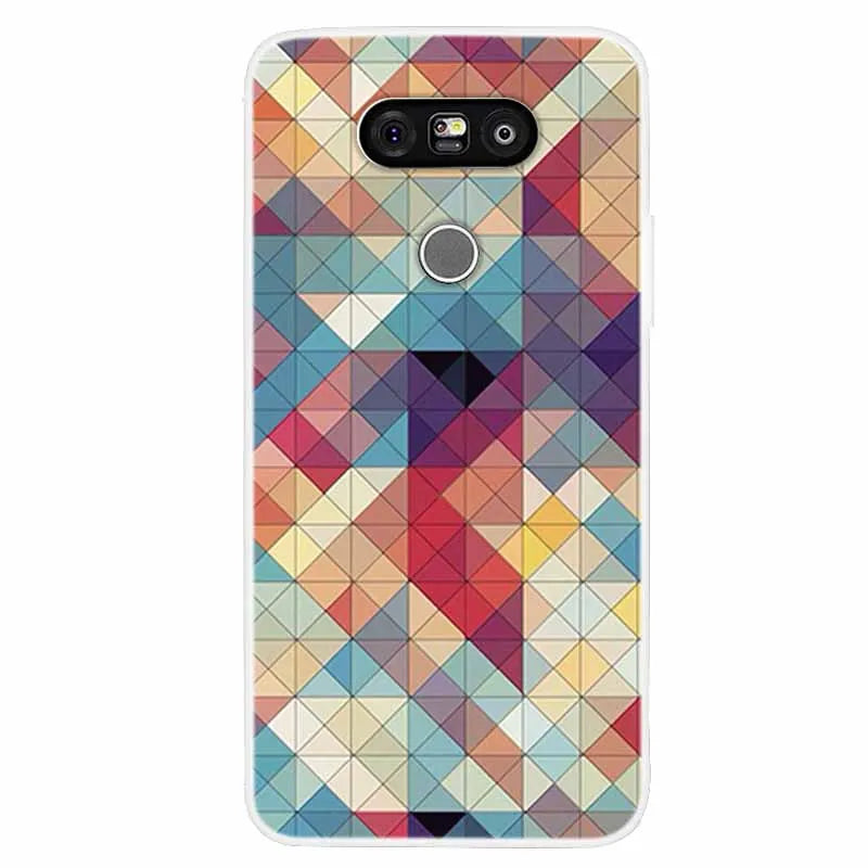 Deksel til LG G5 Case Luxury Soft Silicone Back Cover Phone Case For LG G5 H860 H850 F700L Coque TPU Cartoon Bumper Funda Fashion Shell