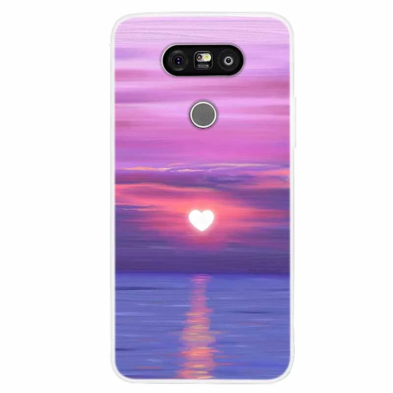 Deksel til LG G5 Case Luxury Soft Silicone Back Cover Phone Case For LG G5 H860 H850 F700L Coque TPU Cartoon Bumper Funda Fashion Shell