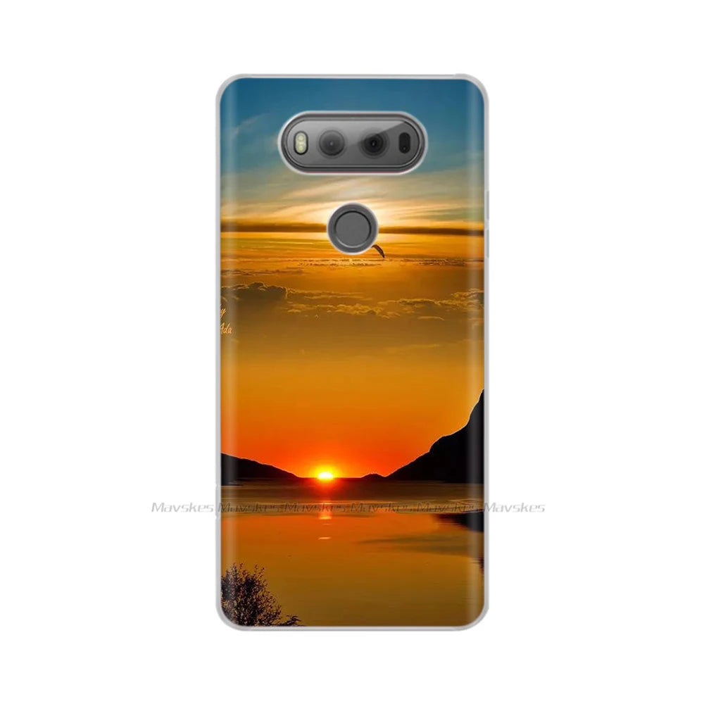 Deksel til LG V20 Case For LG V20 LGV20 V 20 Plus Pattern TPU Cell Phone Case Bumper Fundas