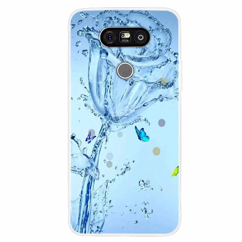 Deksel til LG G5 Case Luxury Soft Silicone Back Cover Phone Case For LG G5 H860 H850 F700L Coque TPU Cartoon Bumper Funda Fashion Shell