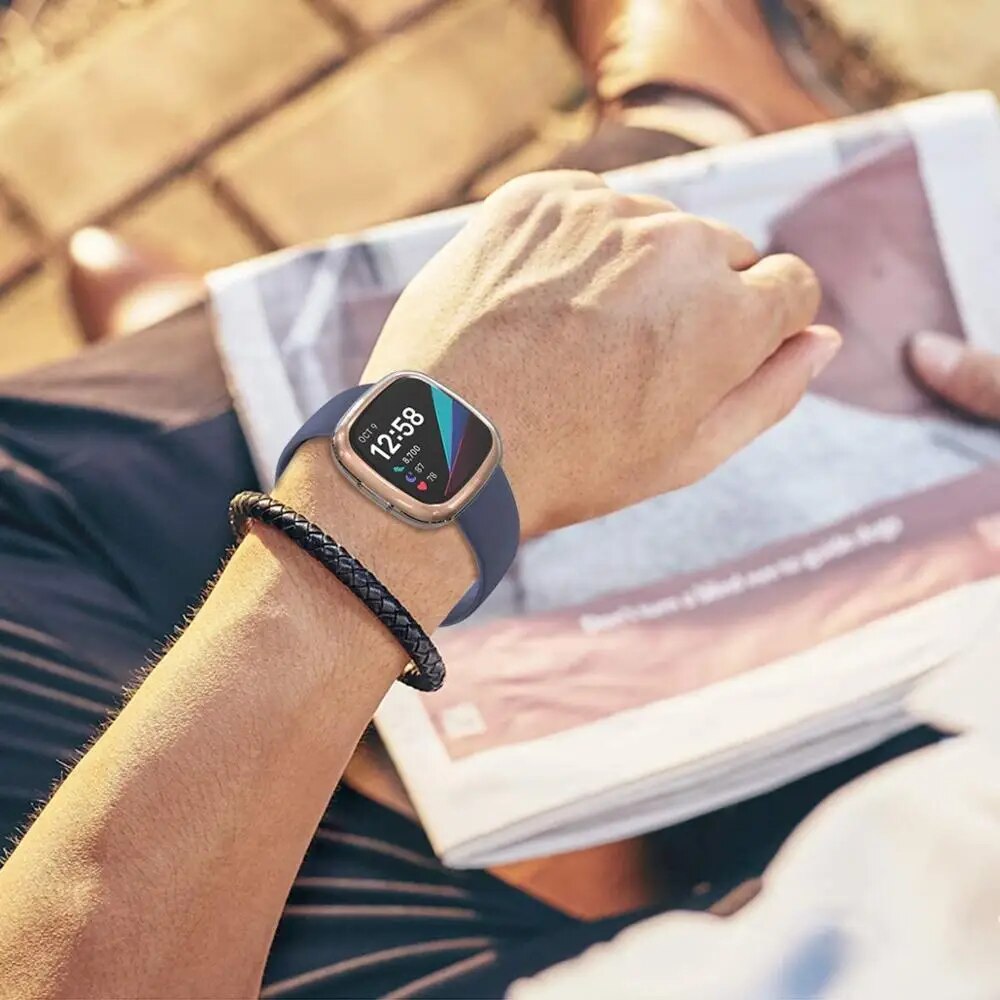 Deksel til Fitbit Versa 1 / 2 / 3 og Sense vanntett skall