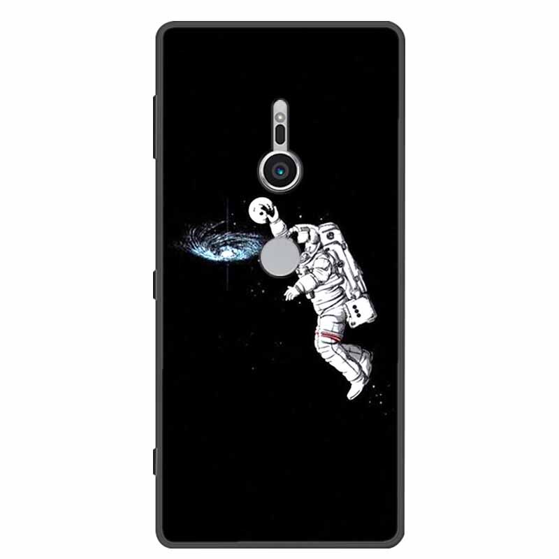 Deksel til Sony Xperia XZ1 XZ2 XZ3 Cover Silicone Painted Soft Phone Back Cases for Sony XZ2 Compact Premium Protective Funda Capa
