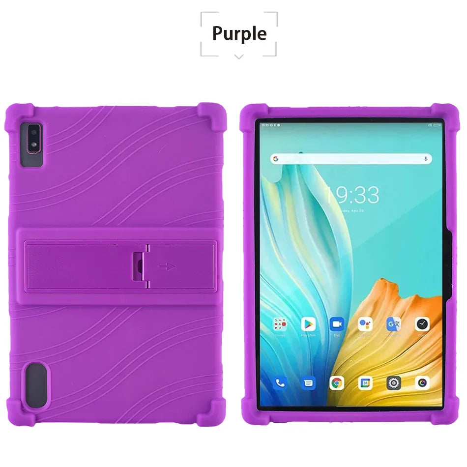 Deksel til Soft Silicon Case Alcatel 1T 2020 3T 2020 Stand Adjustable Tablet Cover Alcatel 3T 10 Protect Shell Back Protective