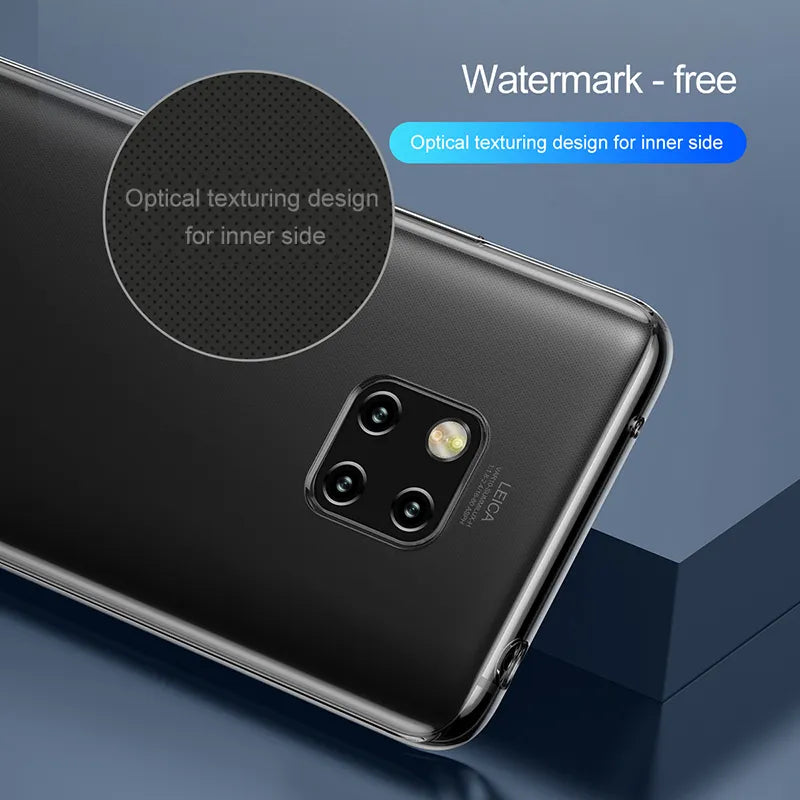 Deksel til Huawei Mate 10 20 X 30 40 50 Pro Plus Lite 20X Shockproof Back Phone Cover