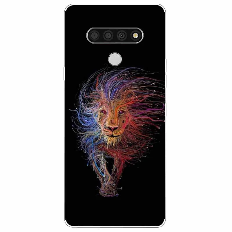 Deksel til LG K51 K61 V50 V60 Thinq Case Cute Cat Silicone Coque for LG K61 V50 Thinq Cases K 61 Shockproof Shell Bag