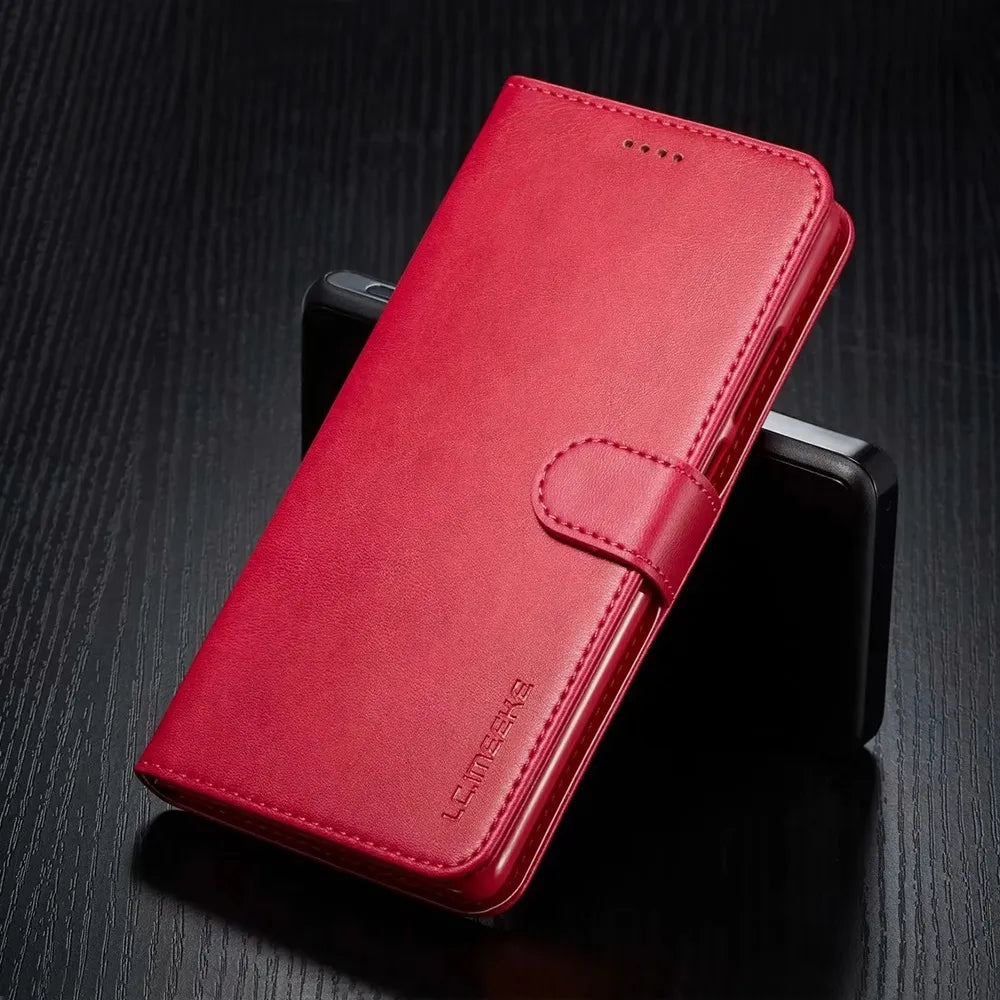 Deksel til HUAWEI P40 P30 P20 Pro Lite P Smart 2019 Wallet Flip Cover Mate 10 20 30 Pro Lite Y5 Y9 with Card Slots