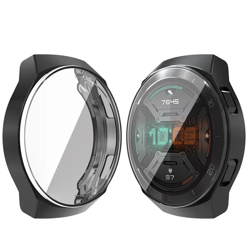 Deksel til Huawei Watch GT2e soft TPU Bumper Full Coverage protective Frame shellcase smart watch Accessories for Watch GT 2E 2 E
