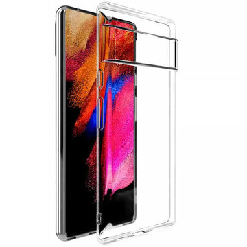 Deksel til Google Pixel 8 7A 7 6 Pro 6A 5A 5 4A 4 XL Soft Transparent TPU Phone Case