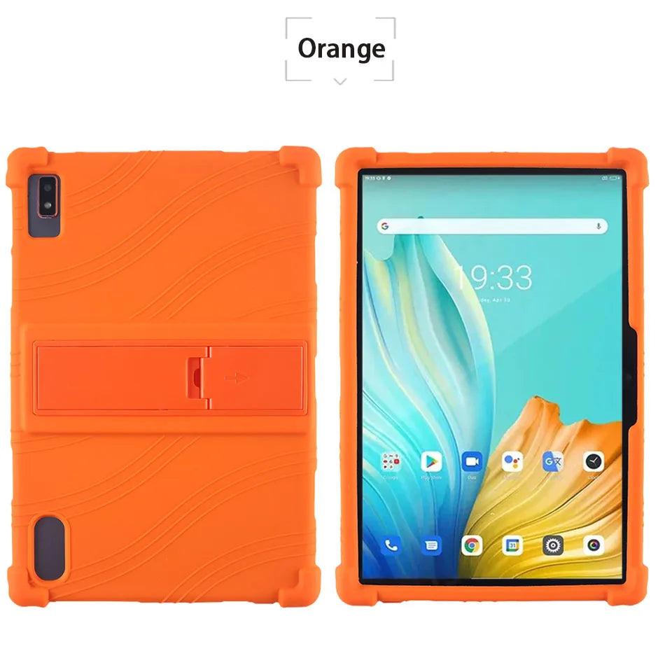 Deksel til Soft Silicon Case Alcatel 1T 2020 3T 2020 Stand Adjustable Tablet Cover Alcatel 3T 10 Protect Shell Back Protective