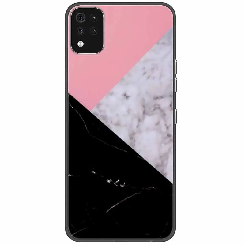 Deksel til LG K42 K52 K62 Q52 Case Soft Painted Wolf Silicone Black Covers For LG K62 Cases K 42 Shockproof Funda for LGK52