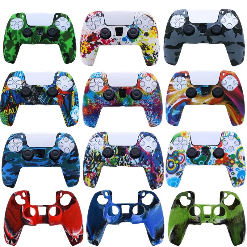 Deksel til Playstation 5 PS5 Controller Protection Skin Anti-slip For Sony PS 5 Gamepad case