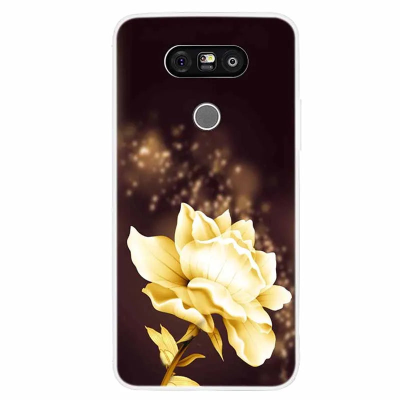 Deksel til LG G5 Case Luxury Soft Silicone Back Cover Phone Case For LG G5 H860 H850 F700L Coque TPU Cartoon Bumper Funda Fashion Shell