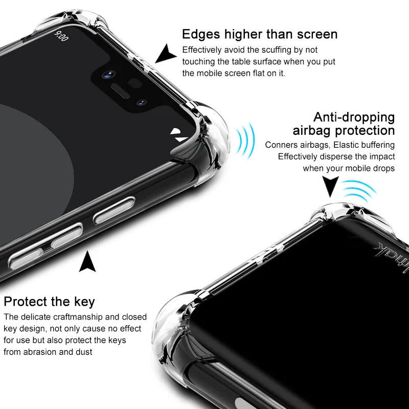Deksel til Google Pixel 1 2 2XL 3 3A 4A XL Silicone TPU Phone Cover for Google Pixel 3 4 5 6 7 8 Pro 4A 5A 6A 7A