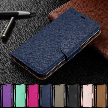 Deksel til Huawei P Smart 2019 Case Leather Flip Case P Smart Plus Coque Wallet Magnetic Cover on for Huawei PSmart 2020 2018 Phone Cases