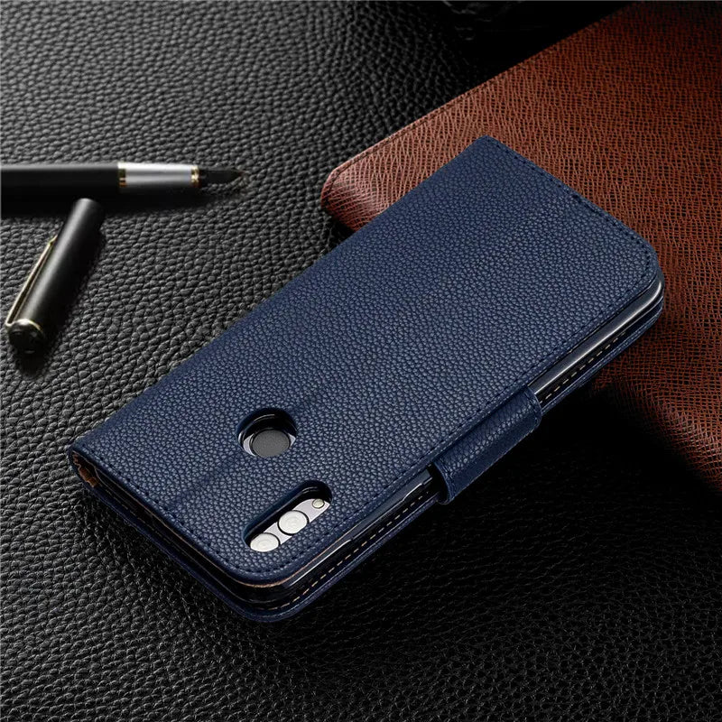 Deksel til Huawei P Smart 2019 Case Leather Flip Case P Smart Plus Coque Wallet Magnetic Cover on for Huawei PSmart 2020 2018 Phone Cases