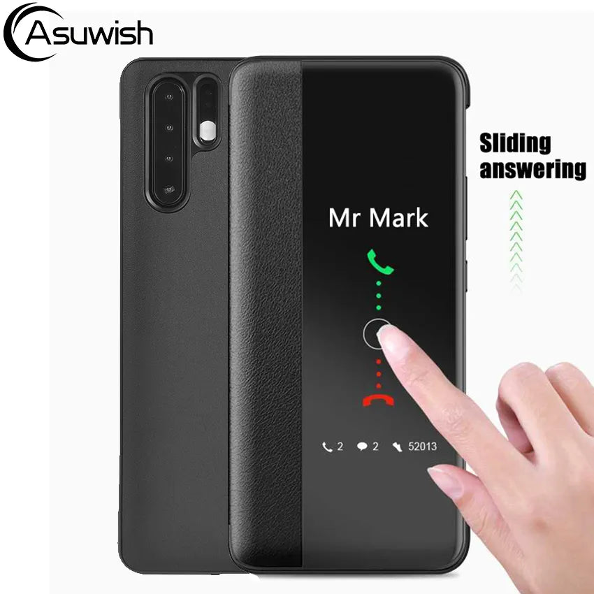 Deksel til Huawei P30 P40 Pro P30pro P20 Lite P10 Plus P 30 20 10 P10plus P20lite P20pro Smart View Case