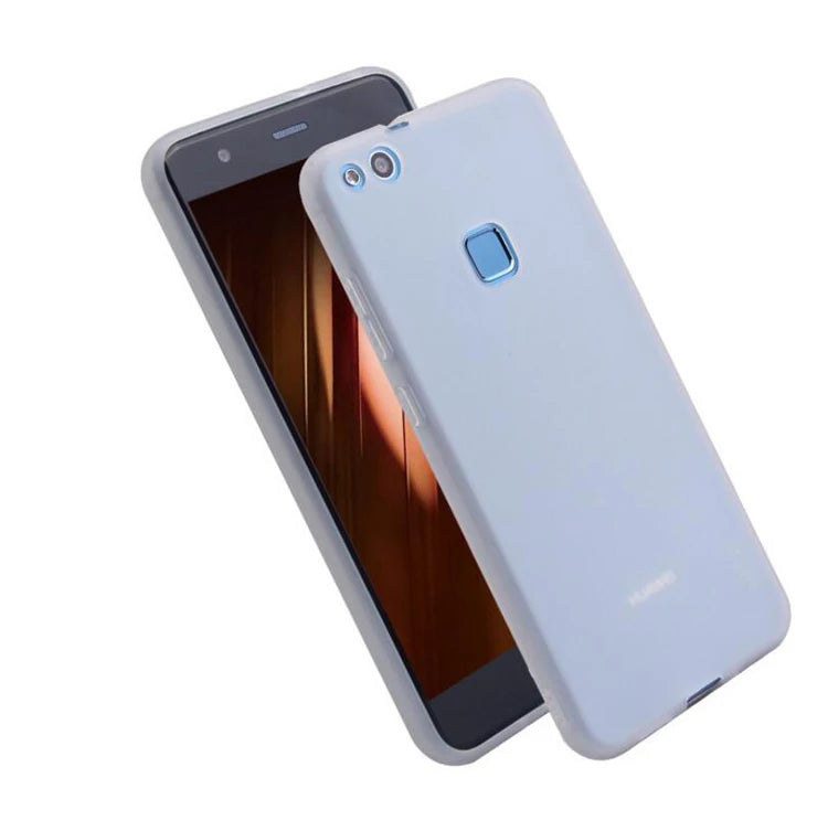 Deksel til Huawei P10lite Silicone Soft TPU Cover case for huawei P10 lite Matte Candy solid colors Cover Back