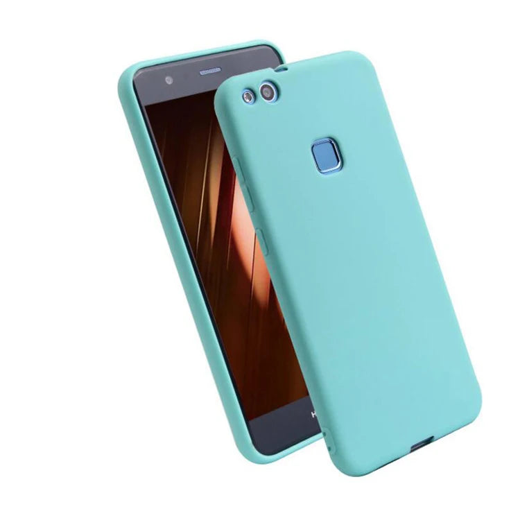 Deksel til Huawei P10lite Silicone Soft TPU Cover case for huawei P10 lite Matte Candy solid colors Cover Back