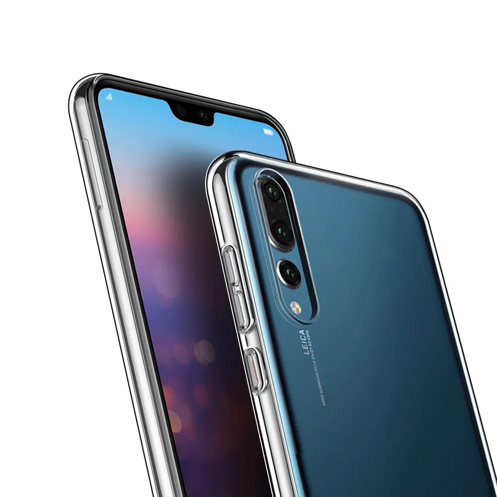 Deksel til Huawei P40 P30 P20 lite P60 30 Pro P40 Lite E Clear Silicone Case