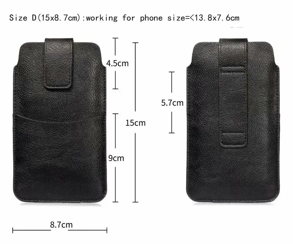 Deksel til iPhone Samsung Galaxy Xiaomi Redmi 7 Poco Huawei Honor Oppo Moto Bag