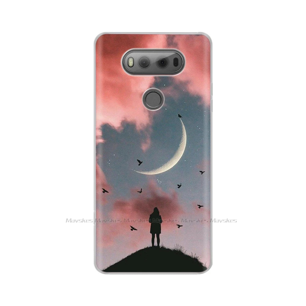 Deksel til LG V20 Case For LG V20 LGV20 V 20 Plus Pattern TPU Cell Phone Case Bumper Fundas