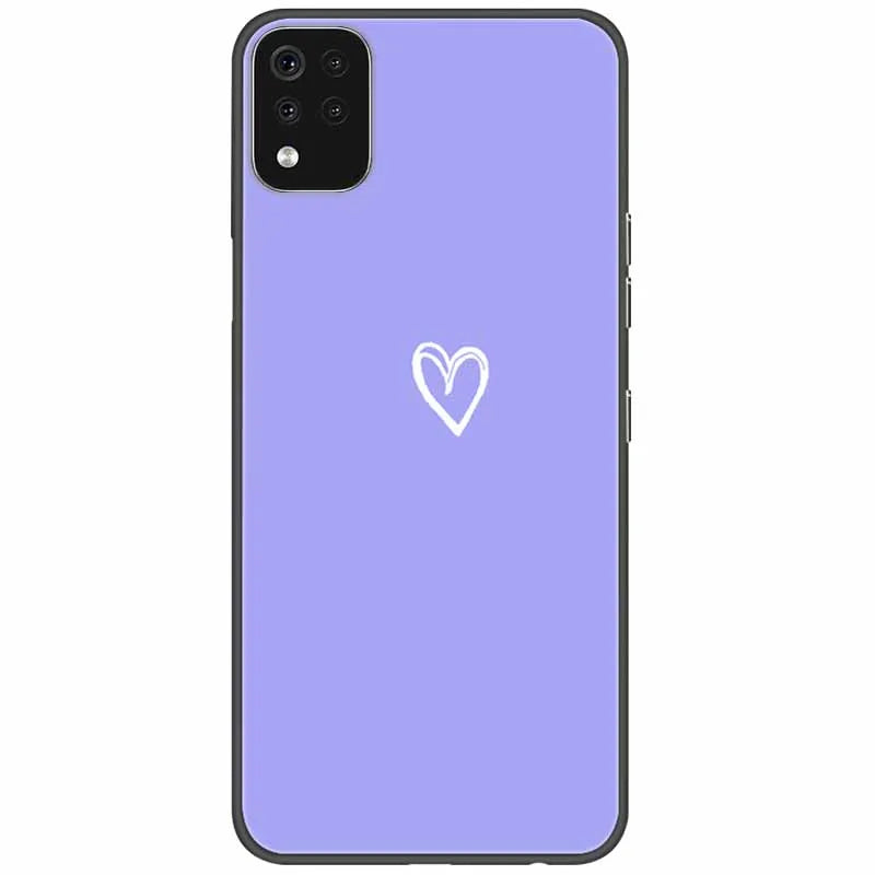 Deksel til LG K42 K52 K62 Q52 Case Soft Painted Wolf Silicone Black Covers For LG K62 Cases K 42 Shockproof Funda for LGK52