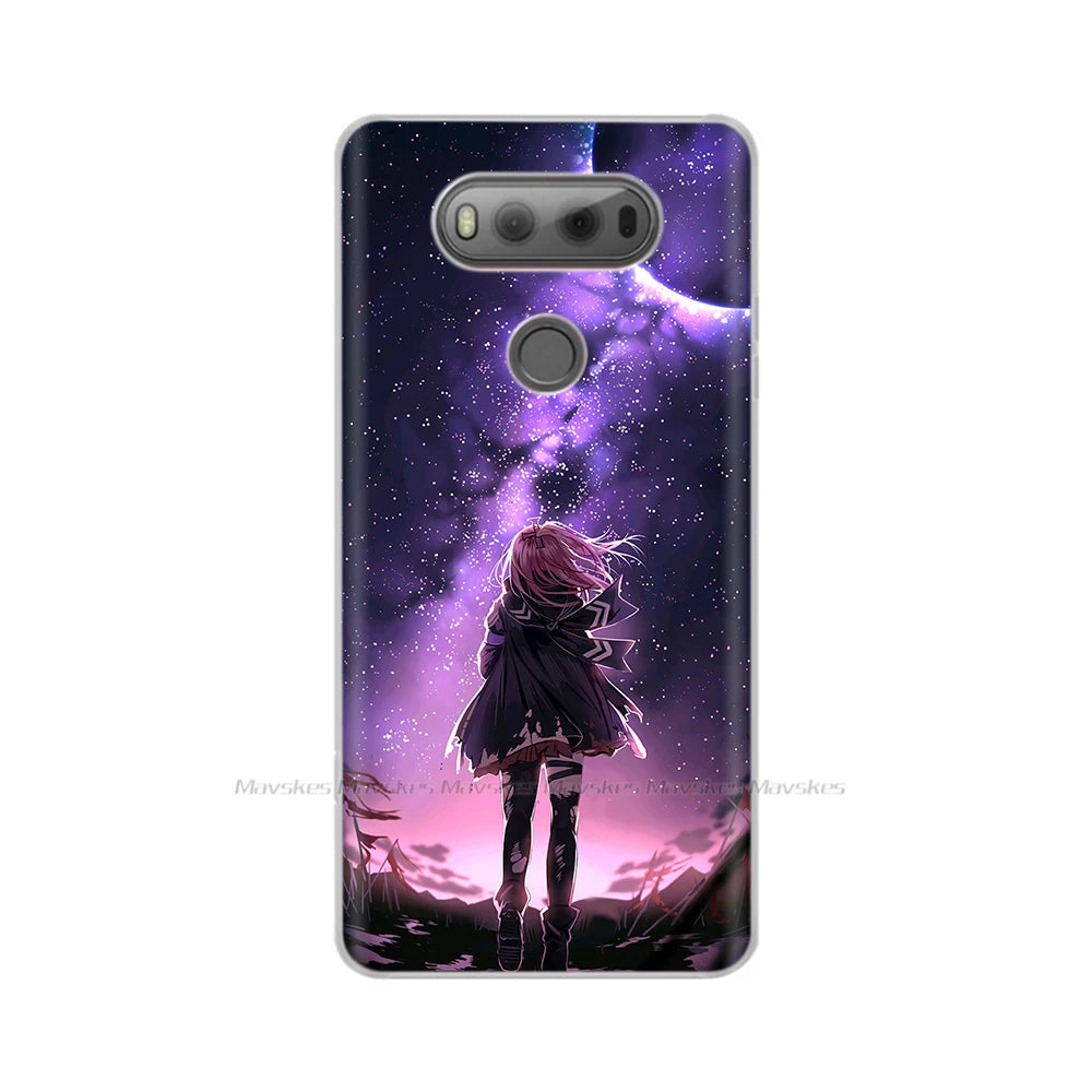 Deksel til LG V20 Case For LG V20 LGV20 V 20 Plus Pattern TPU Cell Phone Case Bumper Fundas