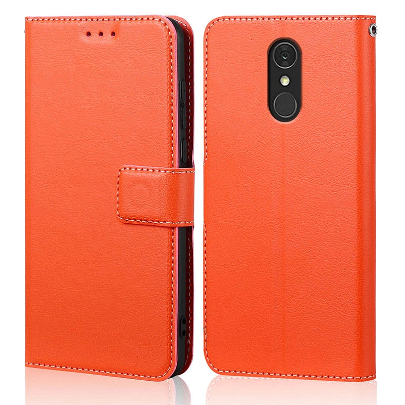 Deksel til LG Q7 Q 7 Plus Q7+ Luxury Wallet PU Leather Magnetic Phone Bags Cases for LG Q7 with Card Holder