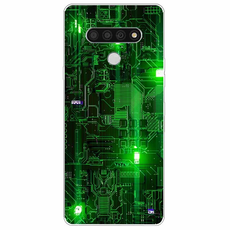 Deksel til LG K51 K61 V50 V60 Thinq Case Cute Cat Silicone Coque for LG K61 V50 Thinq Cases K 61 Shockproof Shell Bag
