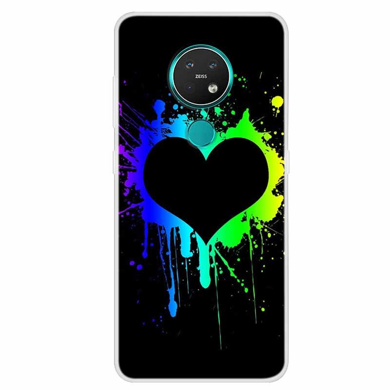 Deksel til Nokia 7.2 deksel 6.2 C20 C30 silikondeksel med motiv For Nokia 6.2 deksel Bumper Nokia X20