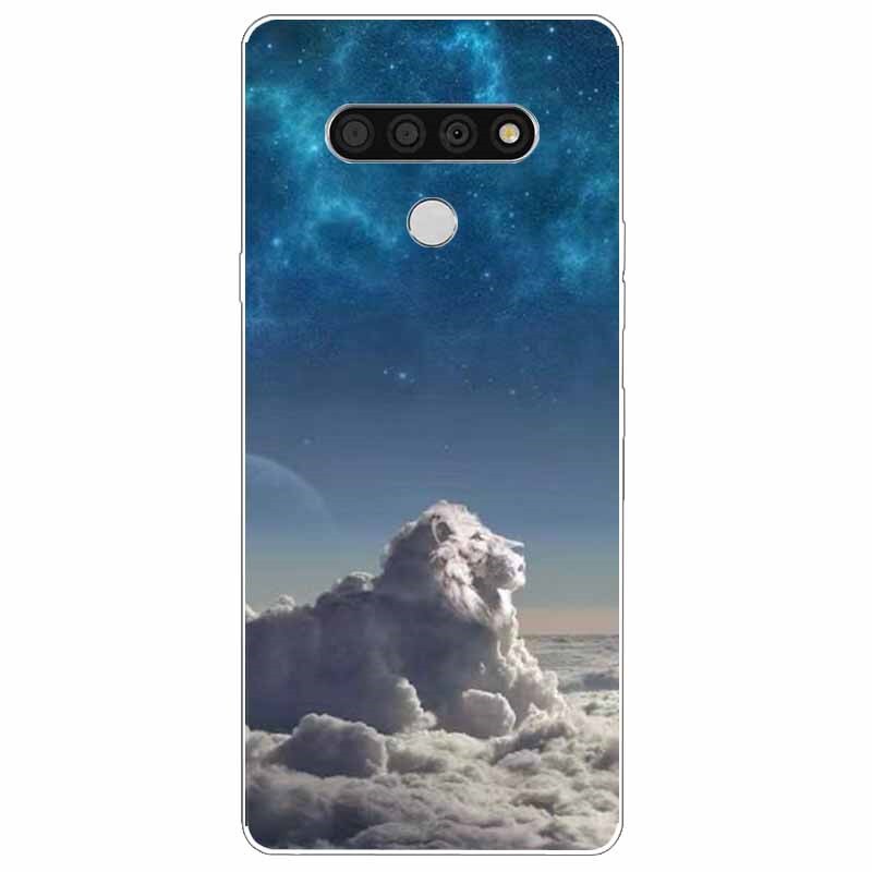 Deksel til LG K51 K61 V50 V60 Thinq Case Cute Cat Silicone Coque for LG K61 V50 Thinq Cases K 61 Shockproof Shell Bag