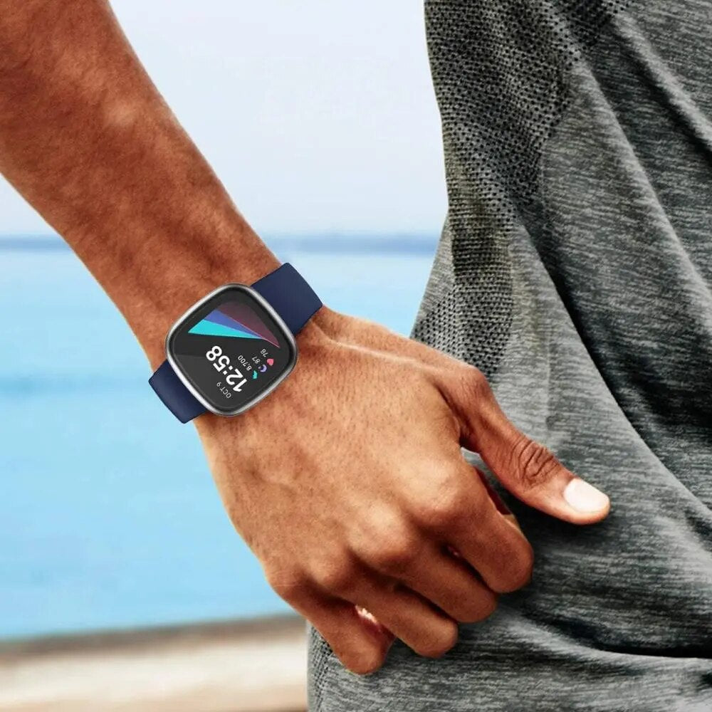 Deksel til Fitbit Versa 1 / 2 / 3 og Sense vanntett skall