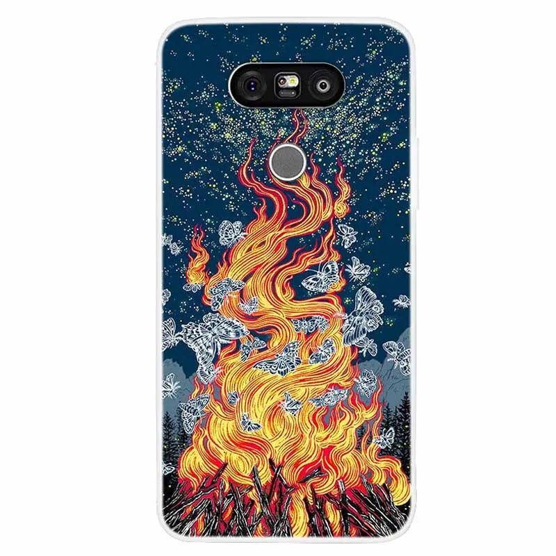 Deksel til LG G5 Case Luxury Soft Silicone Back Cover Phone Case For LG G5 H860 H850 F700L Coque TPU Cartoon Bumper Funda Fashion Shell