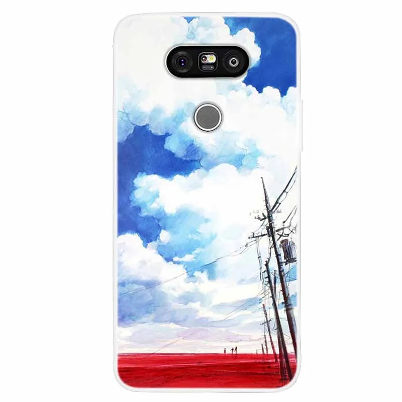 Deksel til LG G5 Case Luxury Soft Silicone Back Cover Phone Case For LG G5 H860 H850 F700L Coque TPU Cartoon Bumper Funda Fashion Shell