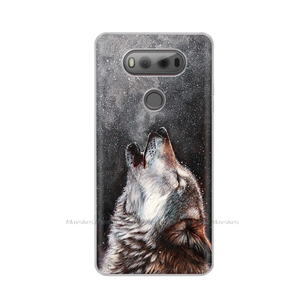 Deksel til LG V20 Case For LG V20 LGV20 V 20 Plus Pattern TPU Cell Phone Case Bumper Fundas