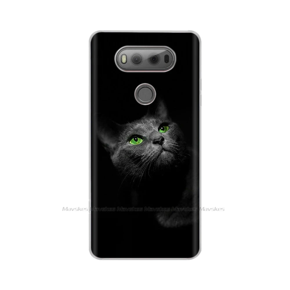 Deksel til LG V20 Case For LG V20 LGV20 V 20 Plus Pattern TPU Cell Phone Case Bumper Fundas